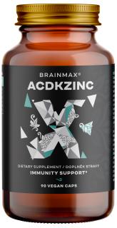BrainMax ACDKZINC, 90 kapszula  Kulcsfontosságú vitaminok és ásványi anyagok az erős immunitásért, 90 adag, étrend-kiegészítő