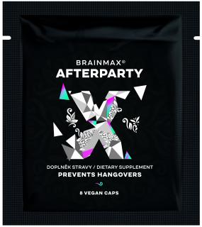 BrainMax® AFTERPARTY, másnaposság-csillapító kiegészítő Kapszulák száma: 8 kapszula