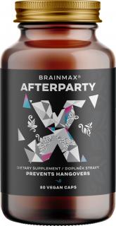 BrainMax® AFTERPARTY, másnaposság-csillapító kiegészítő Kapszulák száma: 80 kapslí