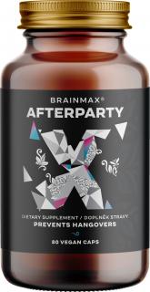 BrainMax® AFTERPARTY, másnaposság-csillapító kiegészítő Kapszulák száma: 80 kapszula