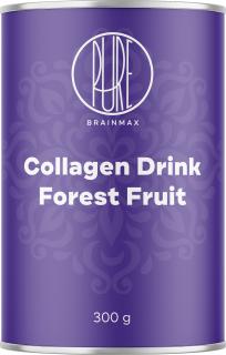 BrainMax Collagen Drink, kollagén ital, erdei gyümölcs 300 g  Erdei gyümölcs ízű kollagén ital
