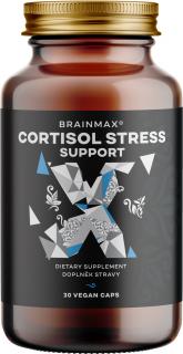 BrainMax Cortisol Stress Support, komplex a lelki egyensúlyért, 30 db növényi kapszula  Bizonyítékokon alapuló összetétel a nyugalomért, az alvás…