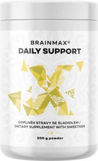 BrainMax Daily Support, ananász, 500 g  Átfogó táplálkozás az izmok és a teljesítmény érdekében, étrend-kiegészítő