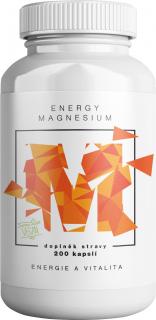 BrainMax Energy Magnézium, Magnézium-malát, 1000 mg, 200 kapszula