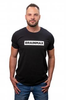 BrainMax férfi csíkos póló - fekete Méret: L