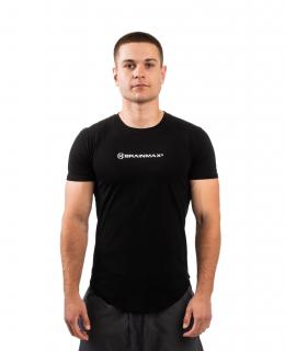 BrainMax férfi hosszú póló, fekete Méret: L