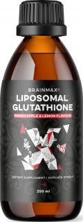 BrainMax folyékony liposzómás glutation, liposzómás glutation, 250 ml  Liposzómálisan csökkentett glutation természetes tartósítószerekkel, 25 adag,…