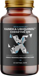 BrainMax Koenzim Q10, Ubiquinol, Kaneka™, 100 mg, 60 db lágyzselé kapszula  A Q10 koenzim szabadalmaztatott aktív formája az energia és a keringés…