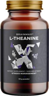 BrainMax L-Theanine, 90 g  Egy aminosav, amely ellazulást, stresszcsökkentést és mentális éberséget vált ki