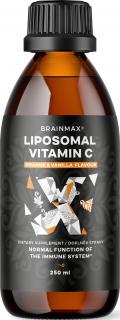 BrainMax Liquid Liposomal C vitamin, Liposomal C vitamin, 250 ml  Maximális felszívódás az immunitás, energiaszint, mentális és idegrendszer…