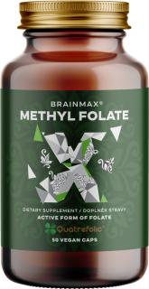 BrainMax metil-folát, folsav aktív formában, 400 mcg, 50 növényi kapszula  Folsav aktív formában metilfolát, étrend-kiegészítő