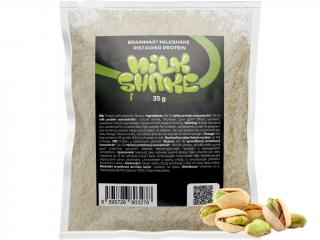 BrainMax Milkshake Protein, 35 g, VZOREK  BIO syrovátka + BIO mléčný protein, doplněk stravy Íz: Pisztácia