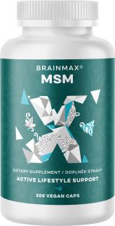 BrainMax MSM, 800mg, 200 Növényi kapszula
