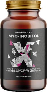 BrainMax Myo-Inositol  500 mg, 100 Növényi kapszula  Mio-inozitol a nők hormonális egyensúlyának támogatására, 100 adag, étrend-kiegészítő