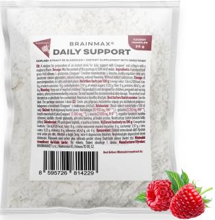 BrainMax Napi Támogatás, 25g, MINTA  Átfogó táplálkozás az izmok és a teljesítmény érdekében, étrend-kiegészítő Íz: Málna