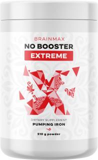 BrainMax NO Booster Extreme, Arginin, Citrulin, Ornitin, 510 g  Maximális nitrogén-monoxid felszabadulás a pumpához, a keringéshez és a szövetek…