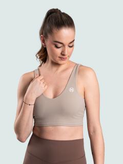 BrainMax női sportmelltartó Basic, bézs Méret: XL