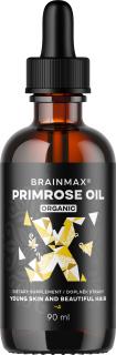BrainMax Primrose oil, Ligetszépe olaj, 90 ml  CZ-BIO-001 tanúsítvány