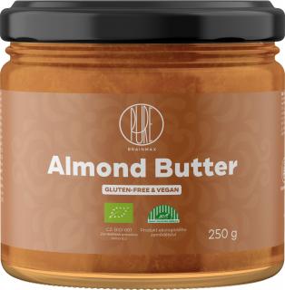 BrainMax Pure Almond Spread, 100% mandulkrém, BIO, 250 g  *CZ-BIO-001 tanúsítvány