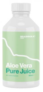 BrainMax Pure Aloe Vera Juice, BIO, 500 ml  *CZ-BIO-001 tanúsítvány //Lejár: 2024.11.30
