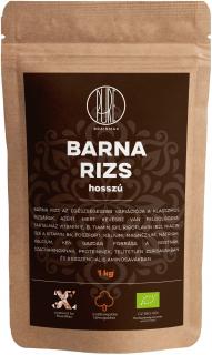 BrainMax Pure Barna Rizs, hosszú BIO, 1kg  *CZ-BIO-001 tanúsítvány