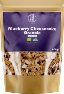 BrainMax  Pure Blueberry Cheesecake Granola, áfonya és fehér csokoládé, 400 g  Zapečené müsli s bílou čokoládou a borůvkami / *CZ-BIO-001 tanúsítvány