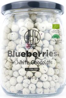 BrainMax Pure Blueberry fehér csokoládéban, BIO, 165 g  *CZ-BIO-001 tanúsítvány