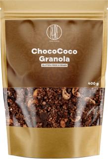 BrainMax Pure ChocoCoco Granola, csokoládé és kókusz, 400 g  Zapečené müsli s čokoládou a kokosem