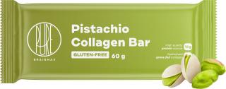 BrainMax Pure Collagen Bar, Pistachio, Kollagénszelet, pisztácia íz, 60 g