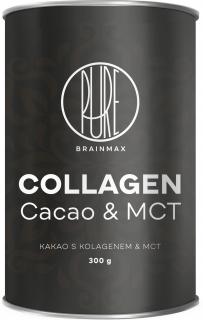 BrainMax Pure Collagen Cocoa & MCT, Kollagén és Kakaó, 300 g
