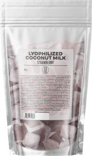BrainMax Pure Fagyasztva szárított kókusztej, eper, 90 g  *CZ-BIO-001 tanúsítvány