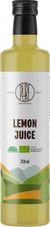 BrainMax Pure Lemon juice, Citromlé, BIO, 250 ml  *CZ-BIO-001 tanúsítvány