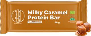 BrainMax Pure Milky Caramel Protein Bar, BrainMax Pure Protein szelet, tejkaramell, BIO, 60 g  *CZ-BIO-001 tanúsítvány / Protein Bar Milky Caramel