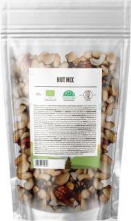 BrainMax Pure Nut Mix, BIO, 100 g  BIO pekándió, kesudió és mogyoró keveréke mandulával, *CZ-BIO-001 tanúsítvánnyal