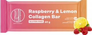 BrainMax Pure Pistachio Collagen Bar, Raspberry & Lemon, kollagénszelet málna és citrom, 60 g