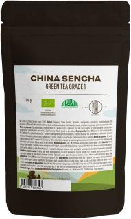 BrainMax Pure Sencha Grade 1, BIO, 100 g  *CZ-BIO-001 tanúsítvány / bio zöld tea