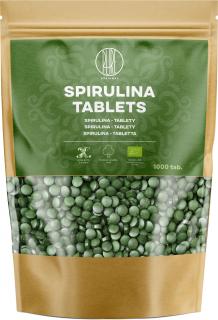 BrainMax Pure Spirulina Tabletta BIO, 1 000 tabletta  *CZ-BIO-001 tanúsítvány