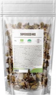 BrainMax Pure Superseed Mix, Seed mix, BIO, 100 g  BIO sütőtök, napraforgó, chia, len és kendermag keveréke, *CZ-BIO-001 tanúsítvány
