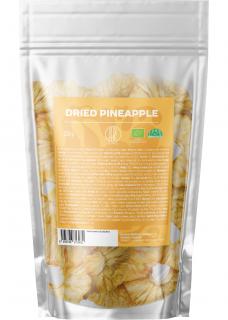 BrainMax Pure szárított ananász, karikák, BIO, 250 g  *CZ-BIO-001 tanúsítvány