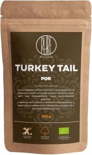 BrainMax Pure Turkey Tail (Coriolus) por, BIO 100g  *CZ-BIO-001 tanúsítvány