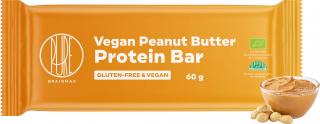 BrainMax Pure Vegan Peanut Butter Protein Bar, BrainMax Pure Vegán proteinszelet Mogyoróvaj, BIO, 60 g  *CZ-BIO-001 tanúsítvány