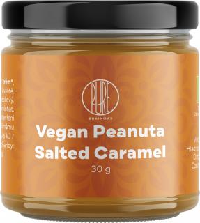 BrainMax Pure Vegan Peanuta Salted Caramel, Mogyorókrém sós karamellel BIO, 30 g