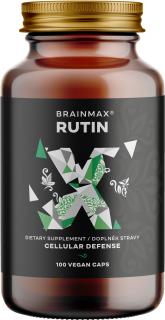 BrainMax Rutin, 500 mg, 100 Növényi kapszula  Bioflavonoid, amely erősíti az ereket és javítja a vérkeringést