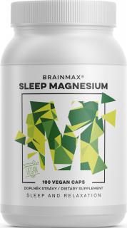 BrainMax Sleep Magnesium®, 320 mg, 100 kapszula (magnézium, GABA, L-theanin, B6-vitamin, cseresznye juice)  Komplex az egészséges alvásért,…