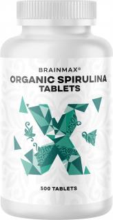 BrainMax Spirulina BIO, tabletta  Aktív szén bélproblémák, puffadás ellen és a méregtelenítés támogatása, étrend-kiegészítő Kapszulák száma: 500…