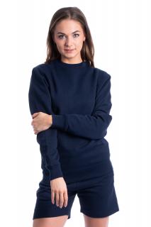 BrainMax unisex kék pulóver, bio pamut Méret: XL