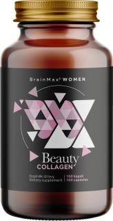 BrainMax Women Beauty Fish Collagen, tengeri hal kollagén Naticol®, 2400 mg, 100 növényi kapszula  Hidrolizált tengeri kollagén Naticol®, hialuronsav…