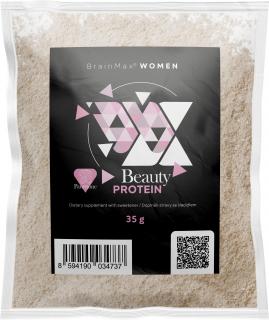 BrainMax Women Beauty Protein, fehérje nőknek kollagénnel, keratinnal és vitaminokkal, 35 g, MINTA  A legmagasabb minőségű natív tejsavófehérje…