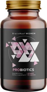 BrainMax Women Probiotikumok, probiotikumok nőknek, 50 db bélben oldódó kapszula  7 probiotikus törzs, 31 milliárd jótékony probiotikus baktérium a…
