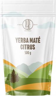 BrainMax Yerba Mate citrom, Yerba Mate Citrus, 500 g